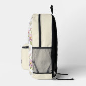 Personalisierte Hübsche Farbenfrohe Moderne Giro B Bedruckter Rucksack (Rechts)