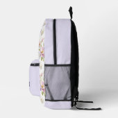 Personalisierte Hübsche Farbenfrohe Moderne Giro B Bedruckter Rucksack (Rechts)