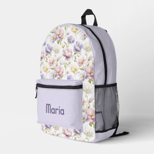 Personalisierte Hübsche Farbenfrohe Moderne Giro B Bedruckter Rucksack (Rückseitige Ecke Rechts)