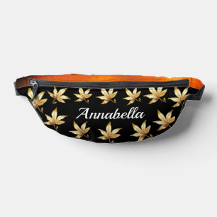 Personalisierte hübsche flatternde Herbstblätter Bauchtasche