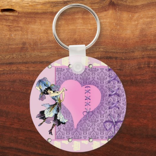 Personalisierte, hübsche Geschenkideen für Mädchen Schlüsselanhänger (Vorderseite)