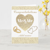 Personalisierte hübsche Glückwünsche an mr&mcard Karte (Gelbe Blume)