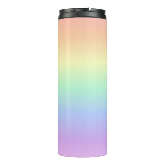 Personalisierte Hübsche Gradient Thermosbecher (Rückseite)