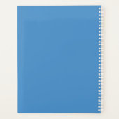 Personalisierte Hübsche Katze auf Kissen Planer (Rückseite)