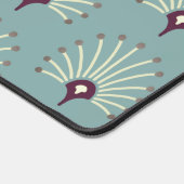 Personalisierte Hübsche Lüftermuster-Violette auf Schreibtischunterlage (Ecke)