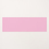 Personalisierte Hübsche Rosa Blasen Name Yoga Mat Yogamatte (Rückseite (Horizontal))