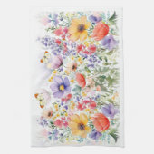 Personalisierte Hübsche Sommer-Blume Geschirrtuch (Vertikal)
