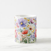 Personalisierte Hübsche Sommer-Blume Kaffeetasse (Mittel)