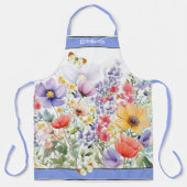 Personalisierte Hübsche Sommer-Blume Schürze (Vorderseite)