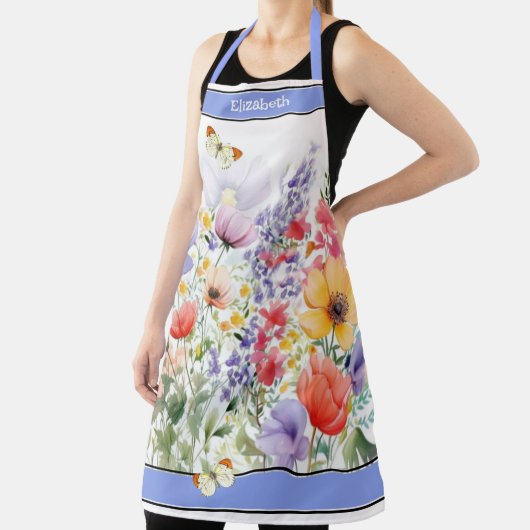 Personalisierte Hübsche Sommer-Blume Schürze (InSitu)
