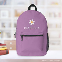 Personalisierte hübsche violette Gänseblümchen-Gir