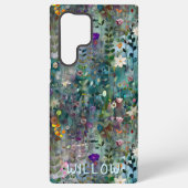 Personalisierte Hübsche Wildblume Boho Pattern Samsung Galaxy Hülle (Rückseite)