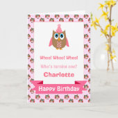 Personalisierte Hühner Geburtstagskarte Karte (Gelbe Blume)