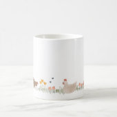 Personalisierte Hühnerliebhaber Landküche Kaffeetasse (Mittel)