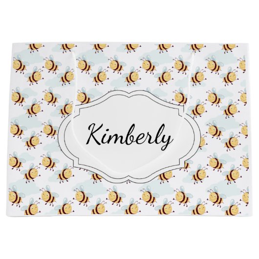 Personalisierte Hummel Große Geschenktüte (Vorderseite)