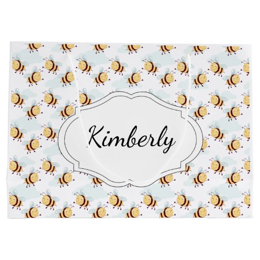 Personalisierte Hummel Große Geschenktüte (Rückseite)