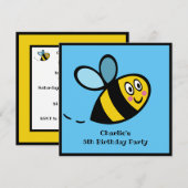 Personalisierte Hummeleinladung (Vorne/Hinten)