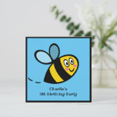 Personalisierte Hummeleinladung (Stehend Vorderseite)