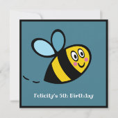 Personalisierte Hummeleinladung (Vorderseite)