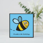Personalisierte Hummeleinladung (Stehend Vorderseite)