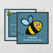 Personalisierte Hummeleinladung (Vorne/Hinten)