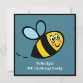 Personalisierte Hummeleinladung (Vorderseite)
