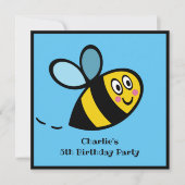 Personalisierte Hummeleinladung (Vorderseite)