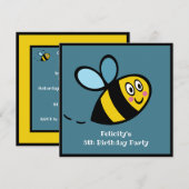 Personalisierte Hummeleinladung (Vorne/Hinten)