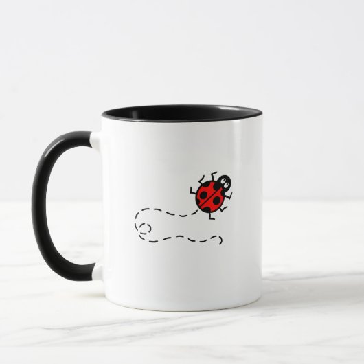 Personalisierte Hummeln und Ladybird Tasse (Links)