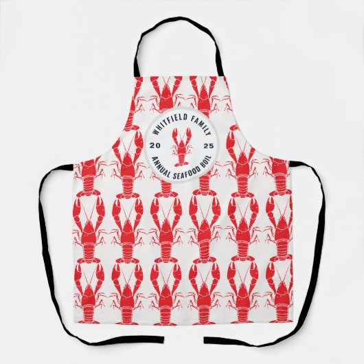Personalisierte Hummer-Köche Schürze (Vorderseite)