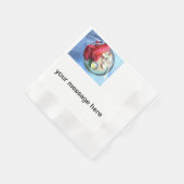 personalisierte Hummerservietten Serviette (Ecke)