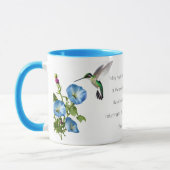 Personalisierte Hummingbird Faith-Tasse Tasse (Links)