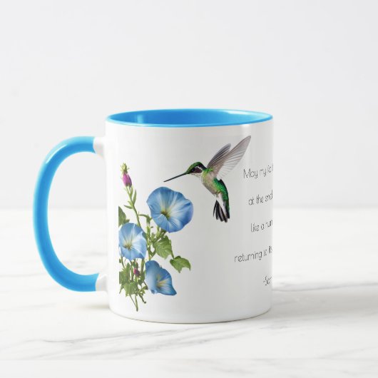 Personalisierte Hummingbird Faith-Tasse Tasse (Links)