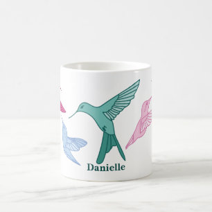 Personalisierte Hummingbird-Kaffee-Tasse Kaffeetasse