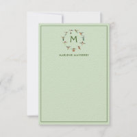 Personalisierte Hummingbird-Karte