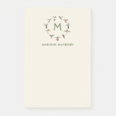 Personalisierte Hummingvögel Post-it Klebezettel (Vorderseite)