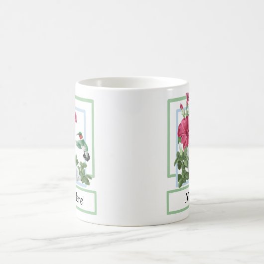 Personalisierte Hummingvogel-Tasse Kaffeetasse (Mittel)