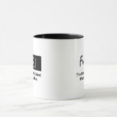 Personalisierte Humoristische Fungi Pun Typografie Tasse (Zentrum)