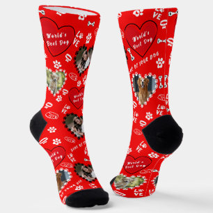 Personalisierte Hund-Foto-Socken Benutzerdefinie Socken