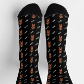 Personalisierte Hund-Foto-Socken Socken (Oben)