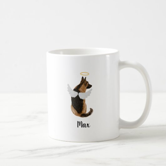 Personalisierte Hunde-Gedenkkaffee-Tasse Kaffeetasse (Rechts)