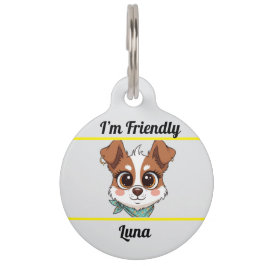 Personalisierte Hunde-ID-Markierung - Niedlicher C Haustiermarke