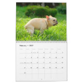 Personalisierte Hunde Kackend Kalender 2025 (Feb 2027)