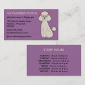 Personalisierte Hunde-oder Visitenkarte (Vorne/Hinten)