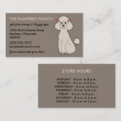 Personalisierte Hunde-oder Visitenkarte (Vorne/Hinten)