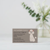 Personalisierte Hunde-oder Visitenkarte (Stehend Vorderseite)