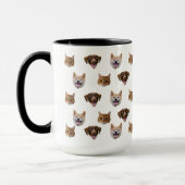 Personalisierte Hunde Tasse, Hunde Katze Mama Gesc Tasse (Links)