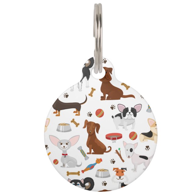 Personalisierte Hunde und Haustiere Designmarke Haustiermarke (Vorderseite)