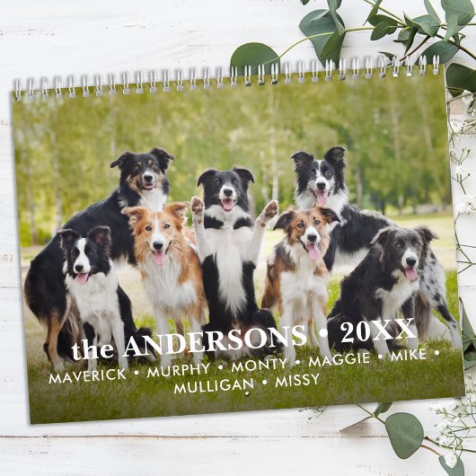 Personalisierte Hundefreunde - Foto Custom 2026 Kalender