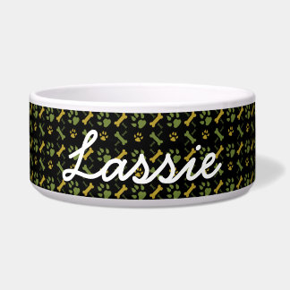 Personalisierte Hundefutter GreenDog-Prints, Knoch Napf